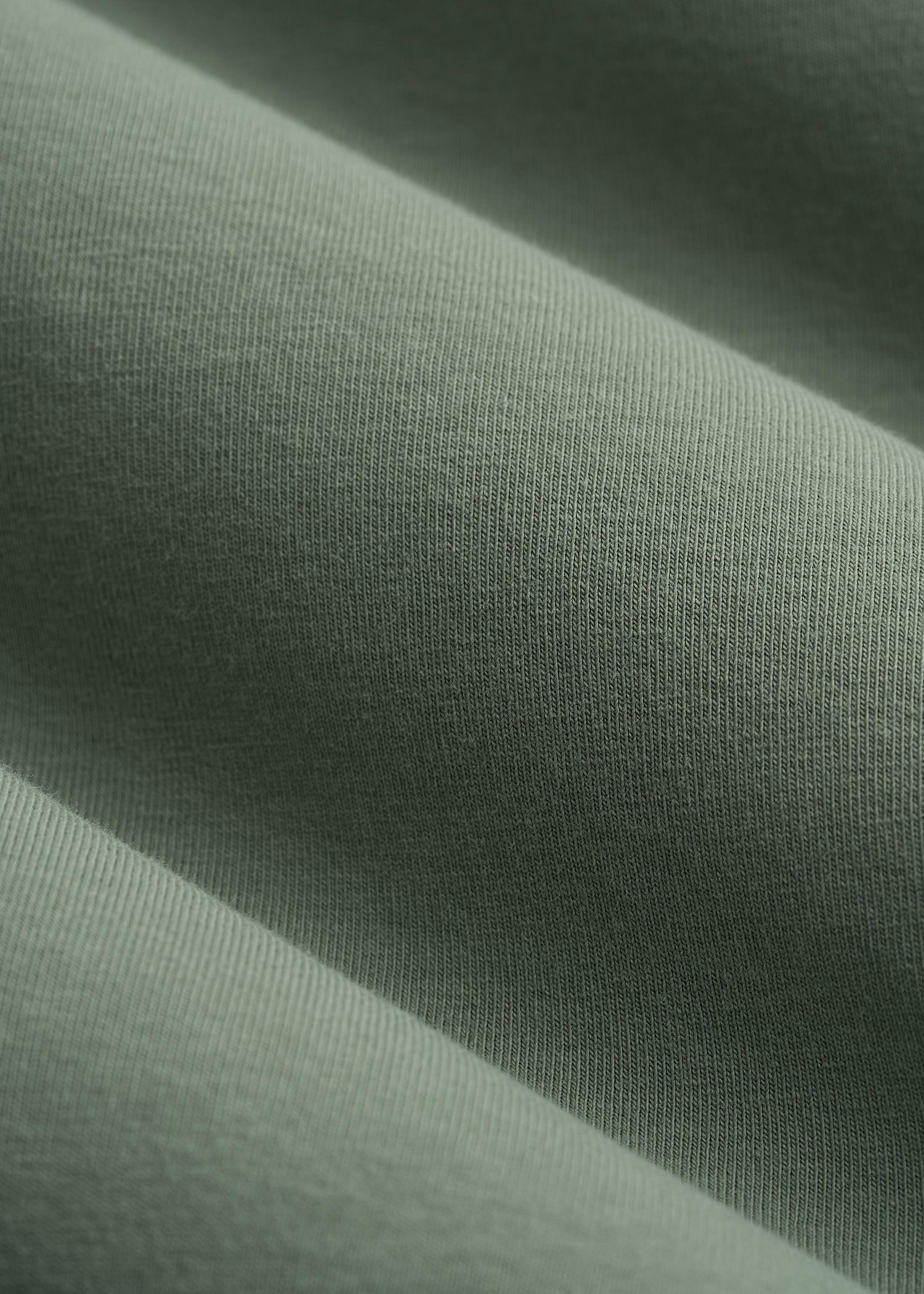 The Essential SLIM-FIT Crewneck Tee for Tall Men in Dark Seagrass Product Image