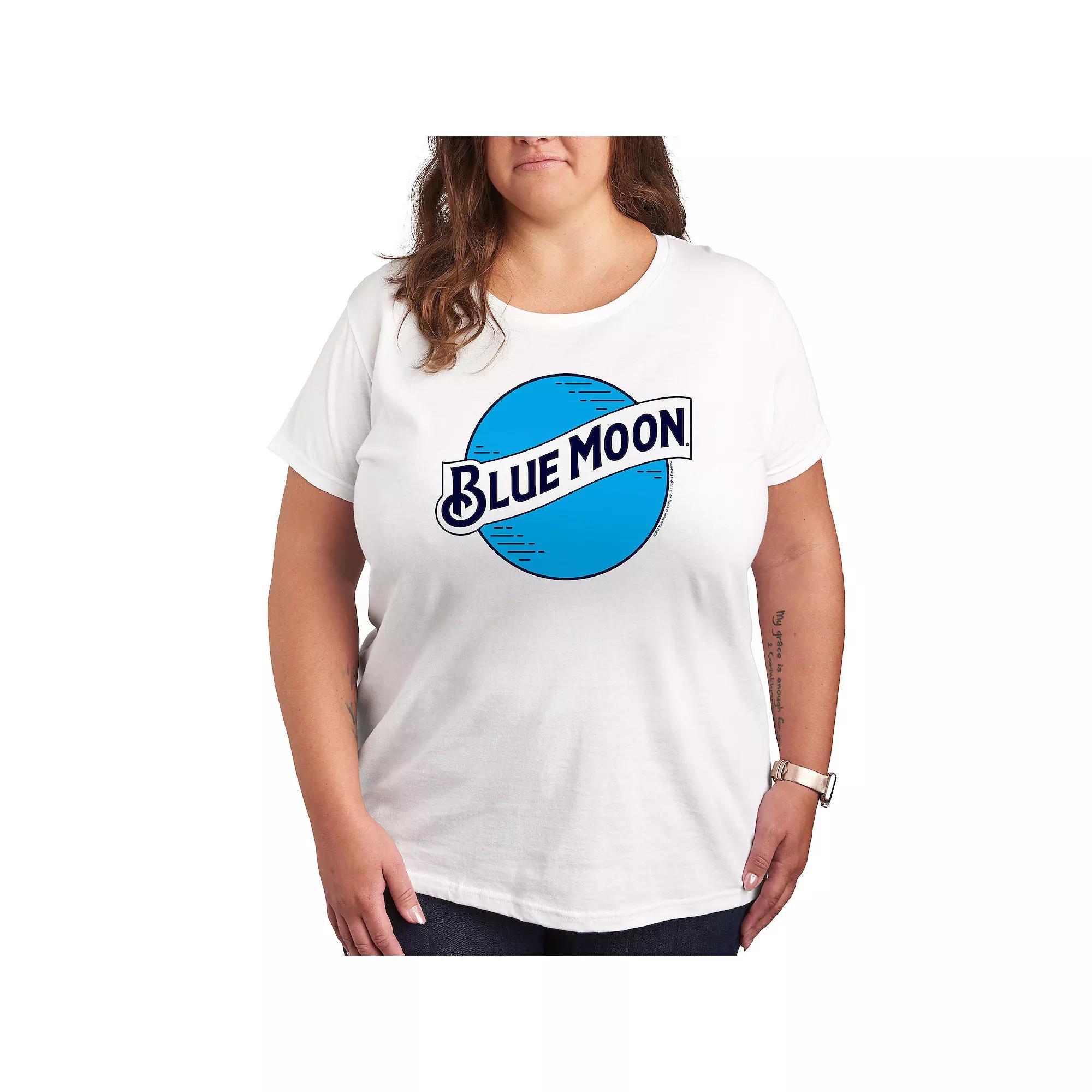 Plus Blue Moon Round Logo Graphic Tee, Women's,  Product Image