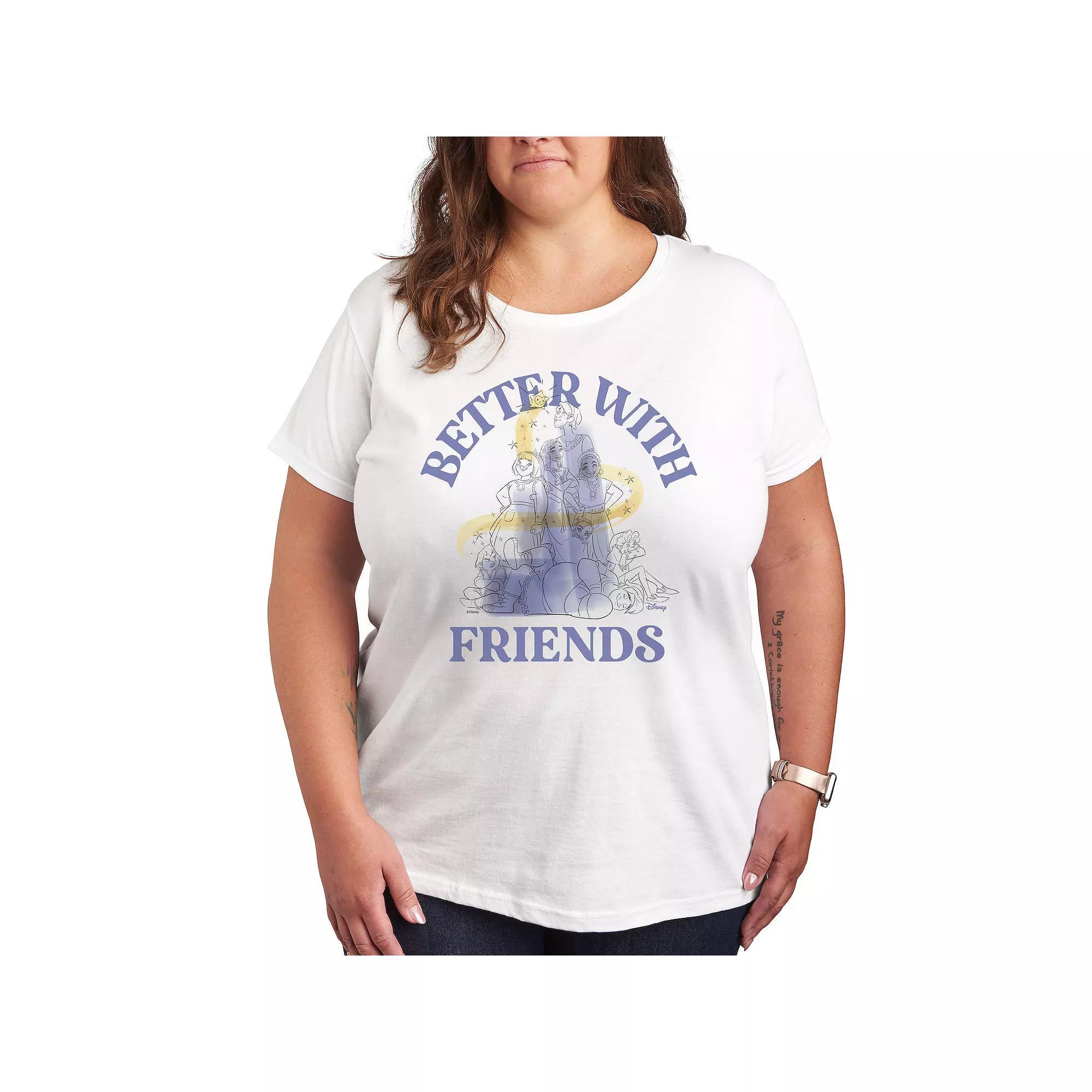 Plus Size Thankful Stacked Short Sleeve Graphic Tee, Women's, Size: 1XL, White Product Image