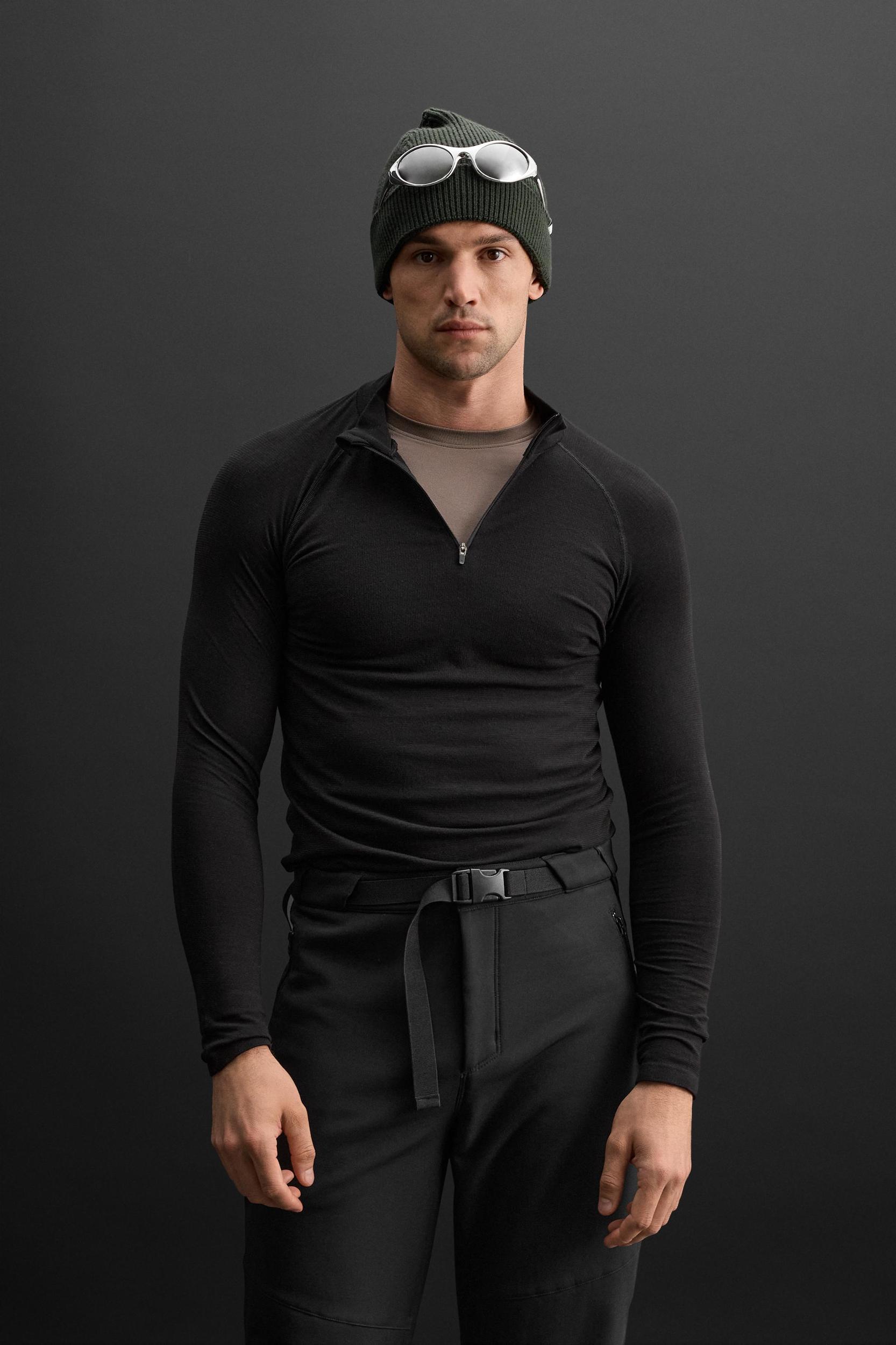 ZIPPER COLLAR SHIRT Product Image