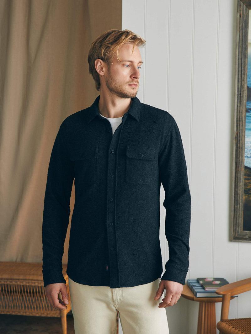 Legend™ Sweater Shirt (Tall) - Heathered Black Twill Product Image