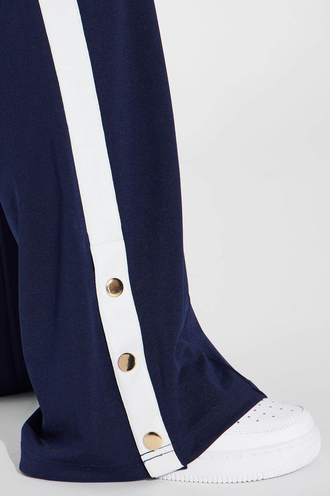 Hanging Out Later Track Pant Set - Navy Product Image