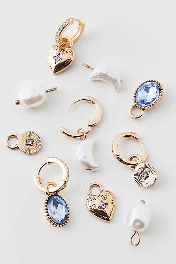 Add-A-Charm Hoop Earring Set Womens at Urban Outfitters Product Image