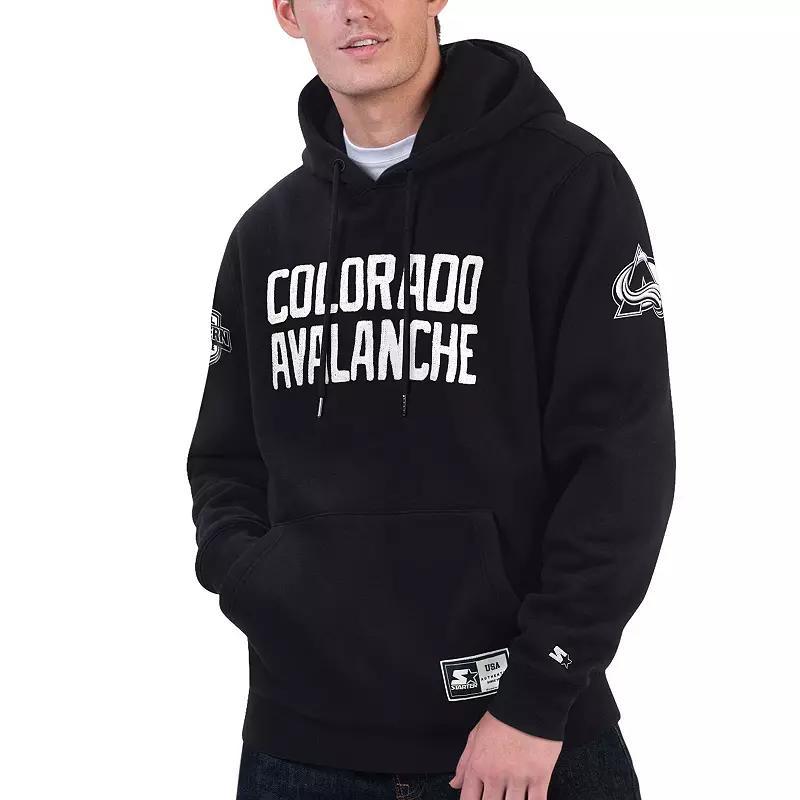 Mens Starter x NHL Ice Colorado Avalanche Pullover Hoodie Product Image