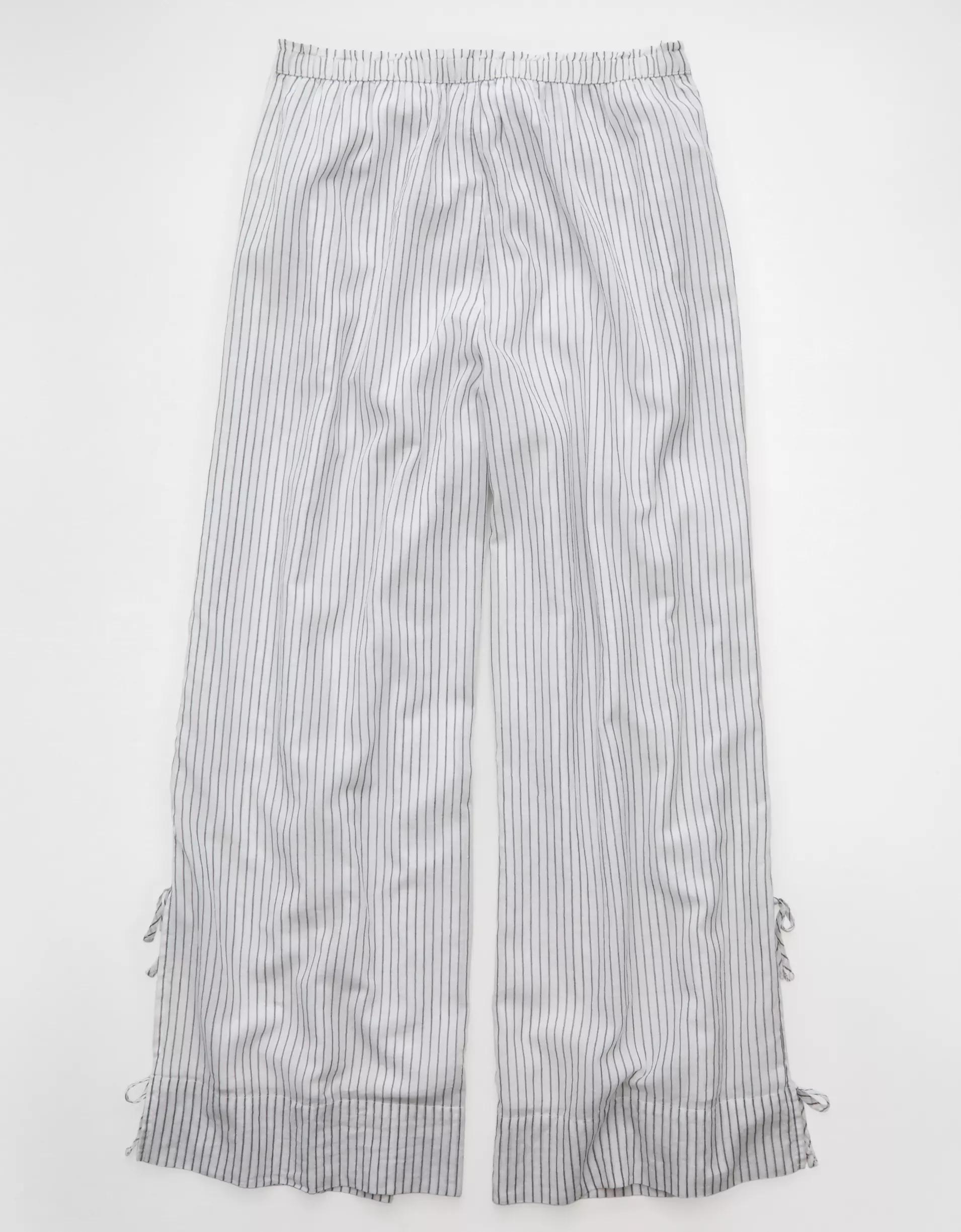 AE Stretch High-Waisted Tie Side Pull-On Pant Product Image