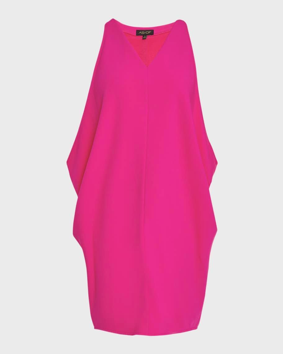 Valentina Draped Twill Dress Product Image