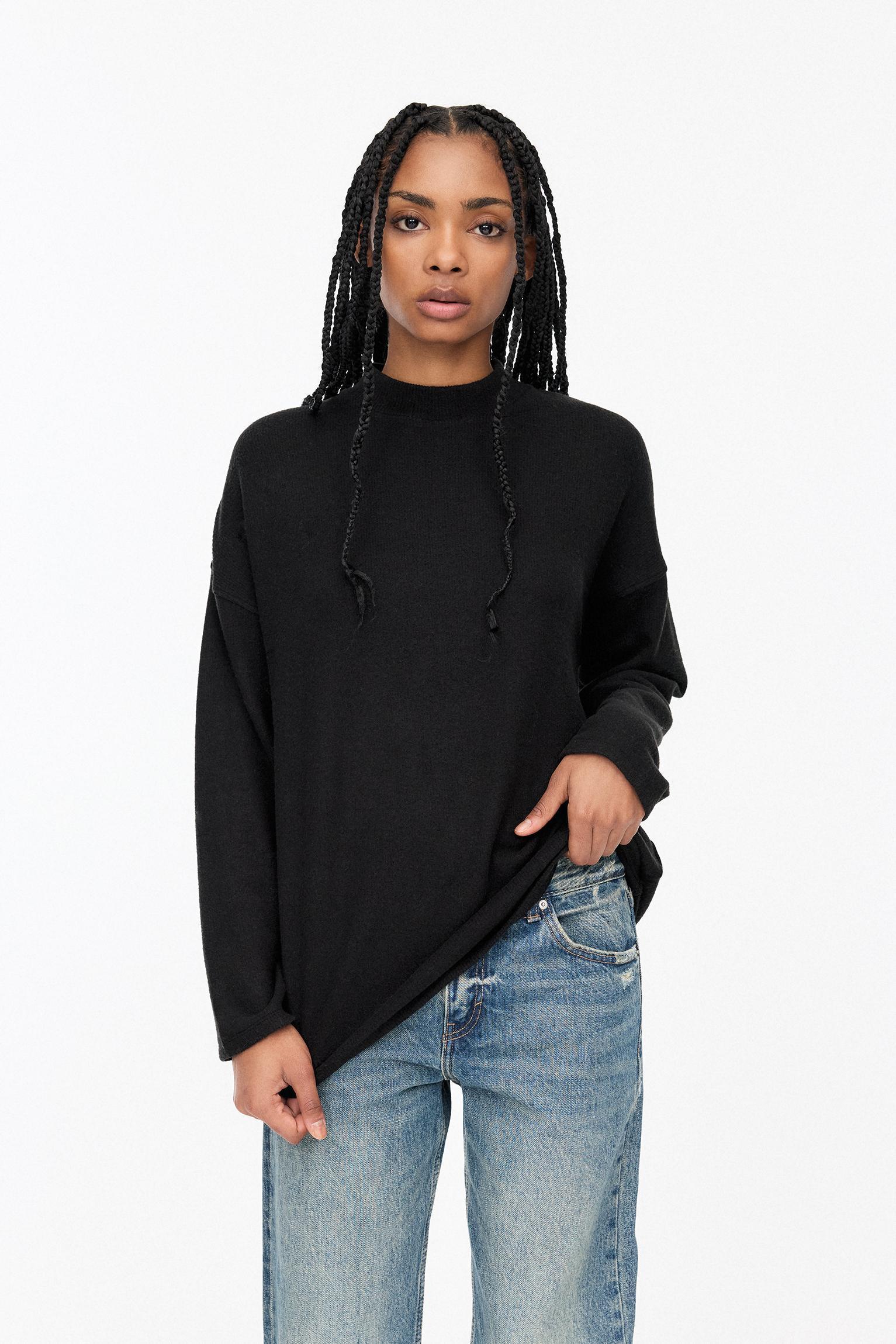 Soft touch high neck sweater Product Image