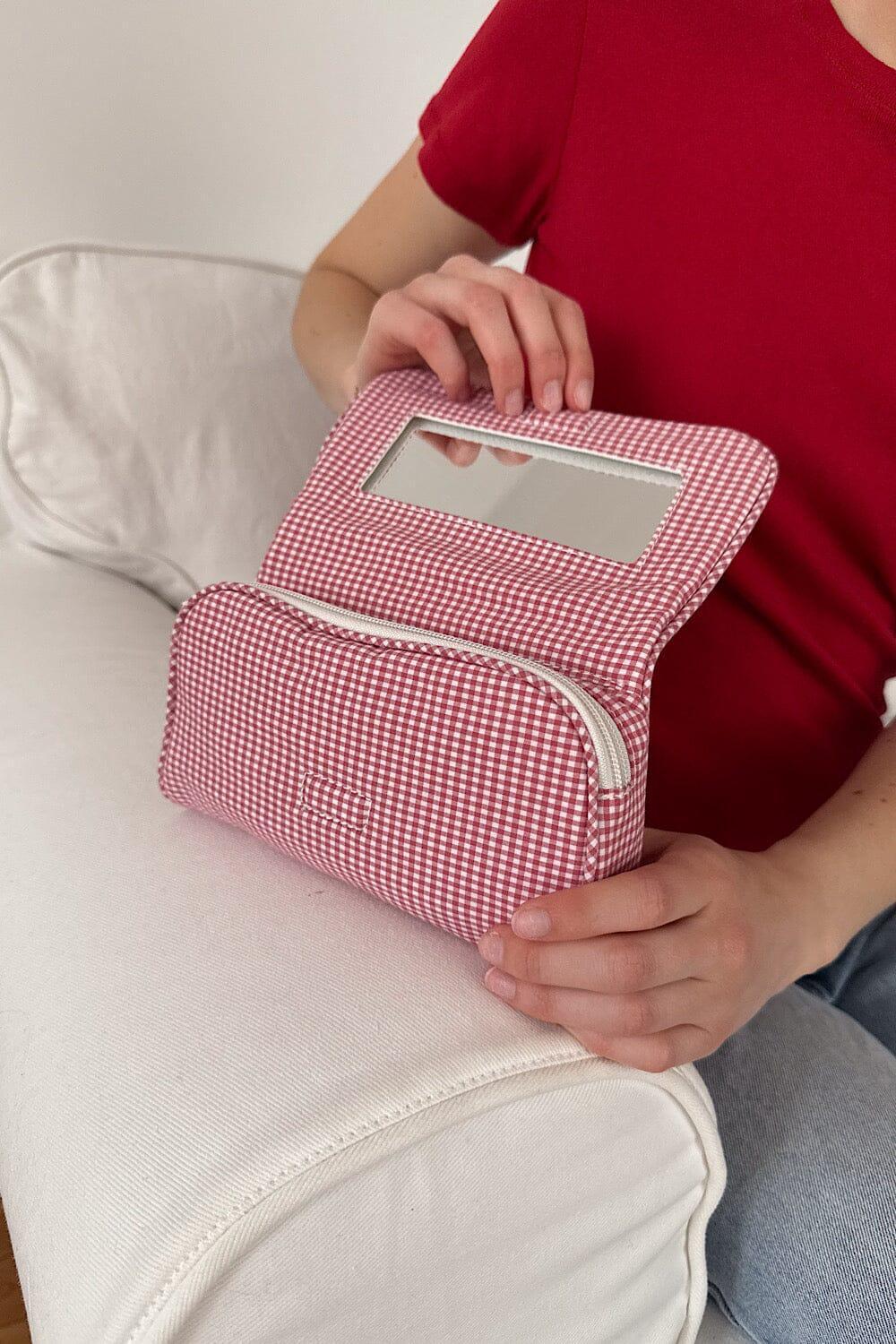 Checkered Makeup Bag Product Image