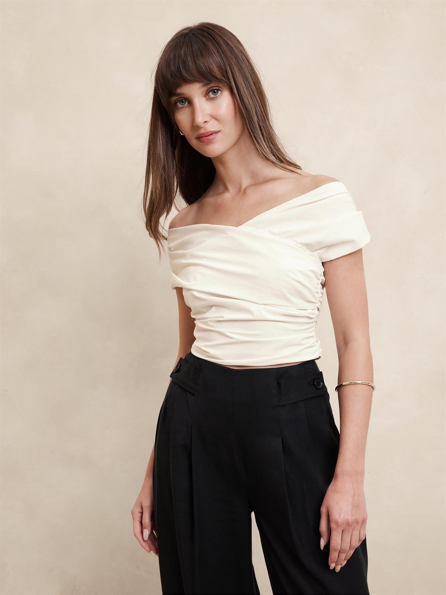 Taffeta Cropped Top Product Image