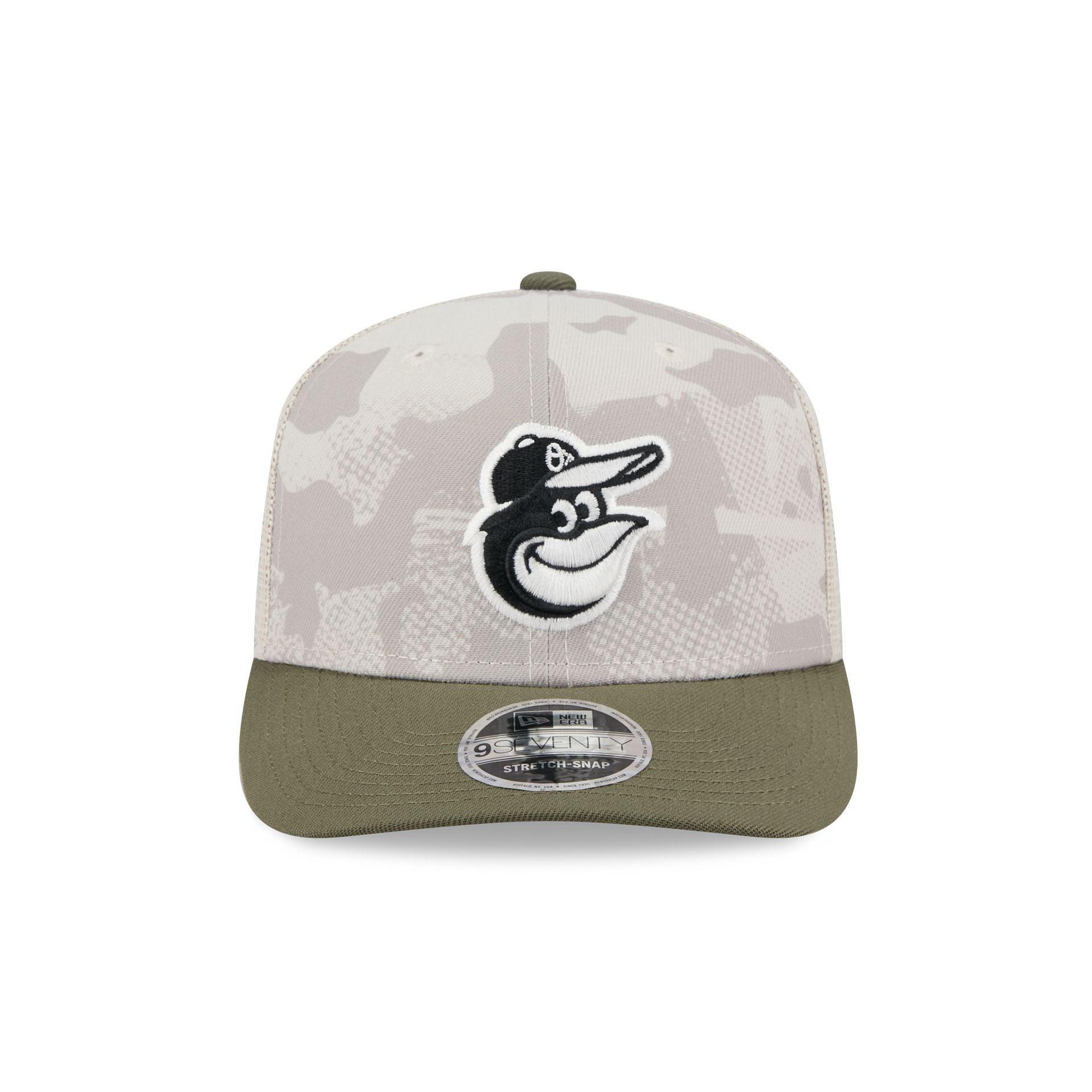 Baltimore Orioles Armed Forces Day 2025 9SEVENTY Trucker Hat Male Product Image