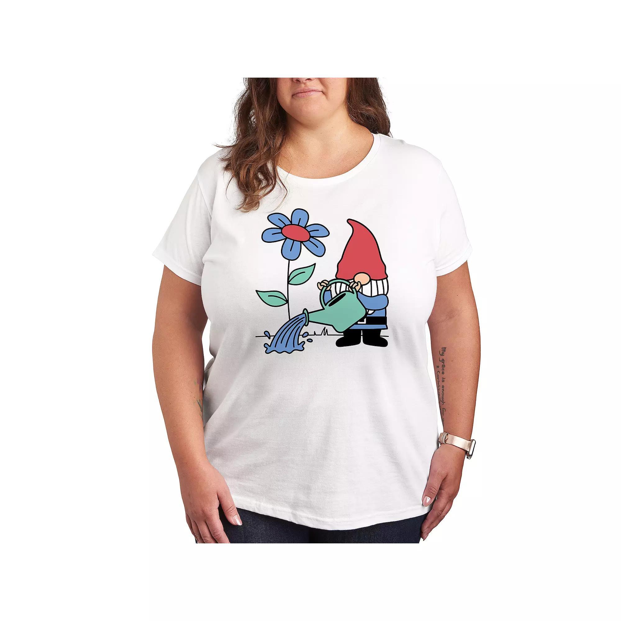 Plus Gardening Gnome Graphic Tee, Women's,  Product Image