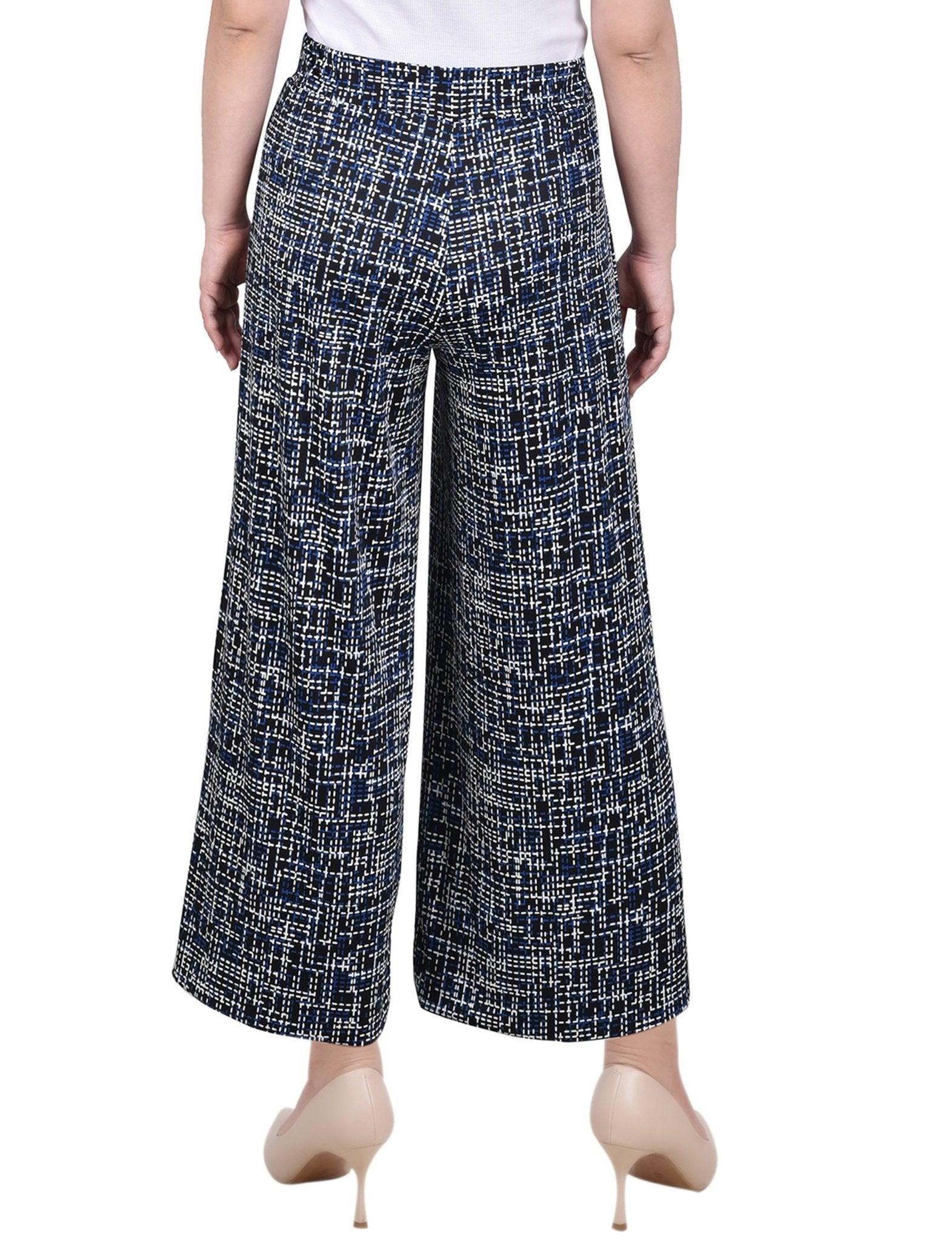 Pull On Palazzo Pants - Petite Product Image