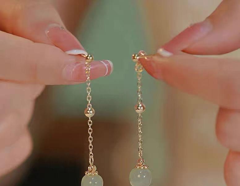 Gemstone Drop Earring Product Image