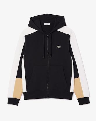 Men's Zip-Up Colorblock Hoodie Product Image