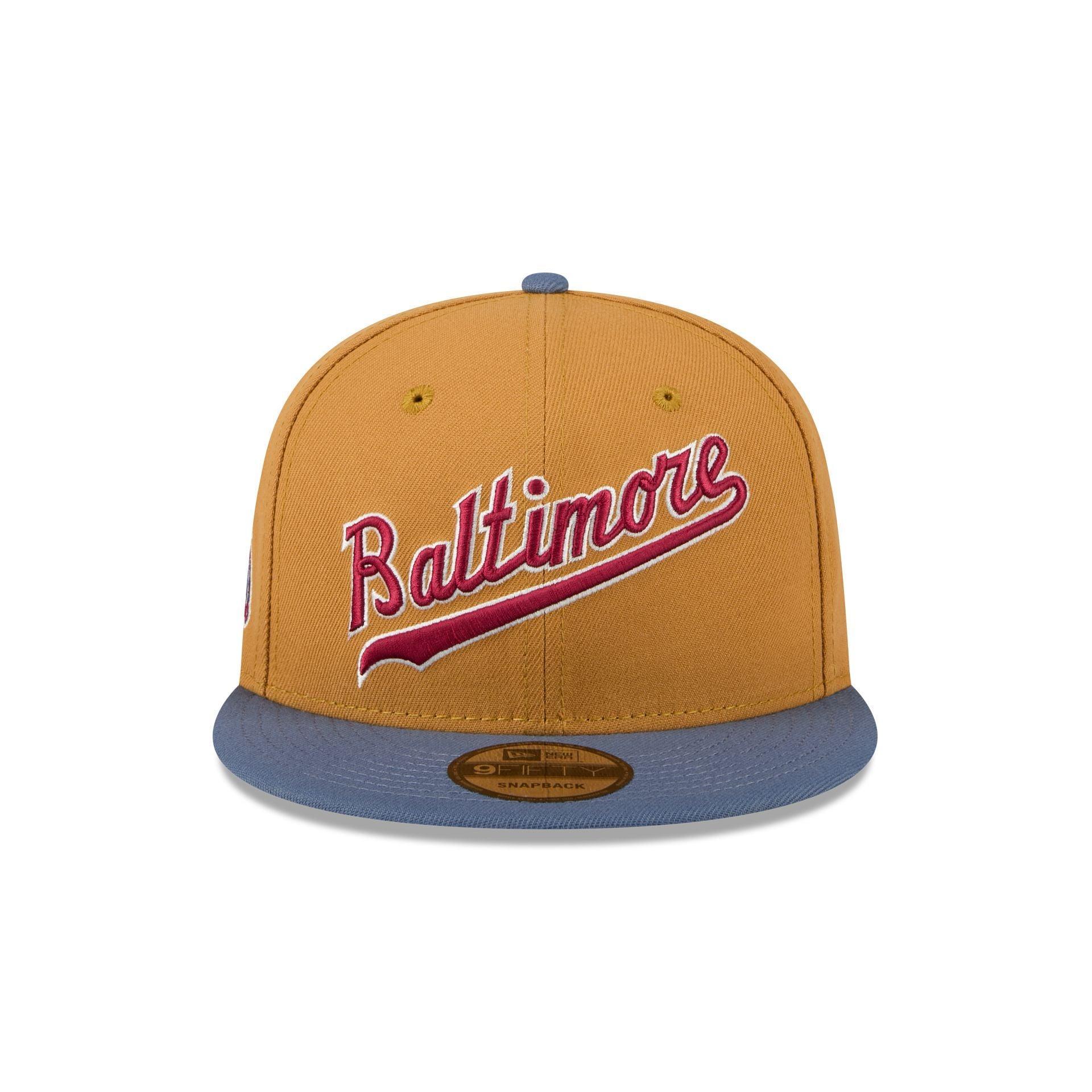 Baltimore Orioles Panama Tan 9FIFTY Snapback Hat Male Product Image