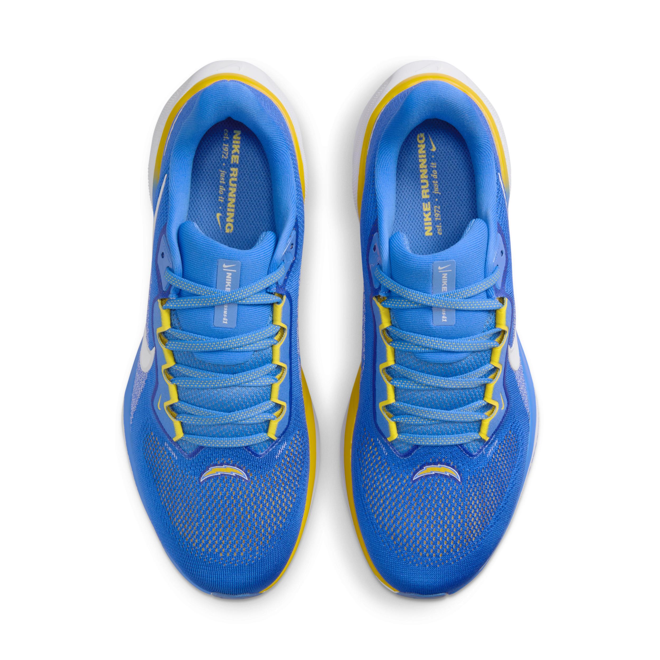 Nike Men's Pegasus 41 NFL Los Angeles Chargers Road Running Shoes Product Image