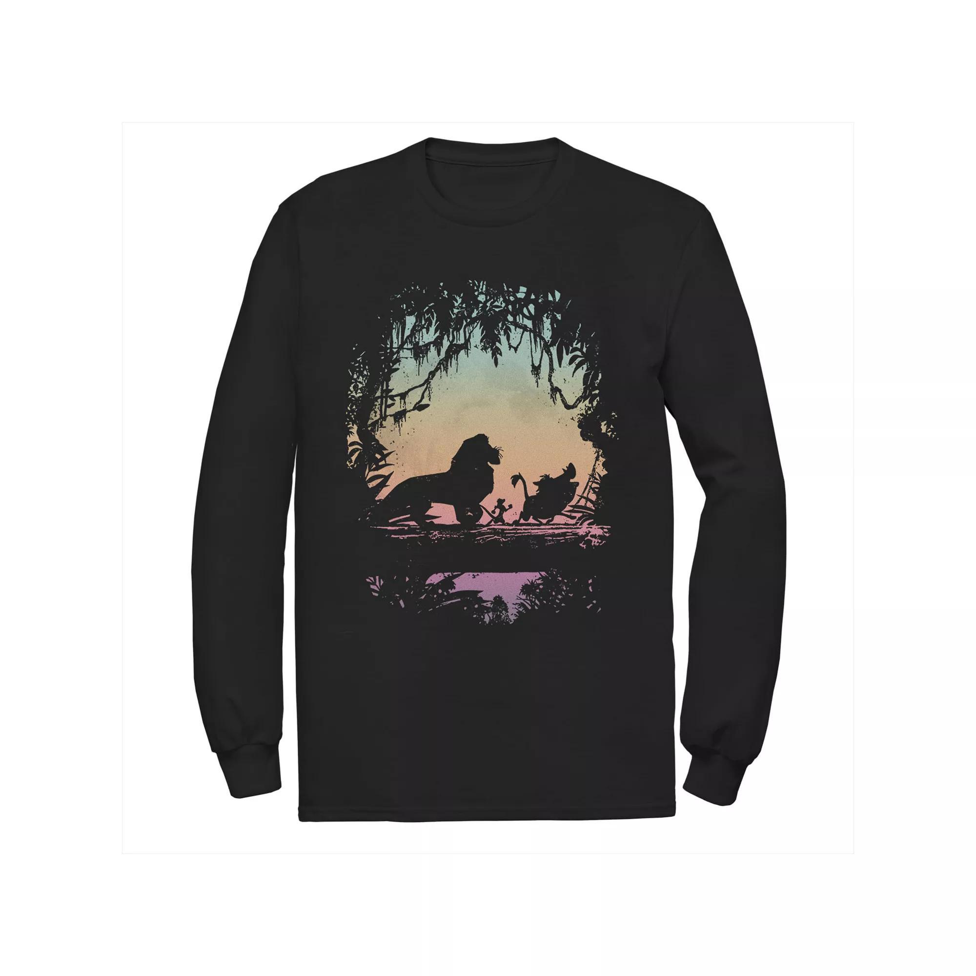 Disney's The Lion King Men's Gradient Jungle Trio Tee,  Product Image