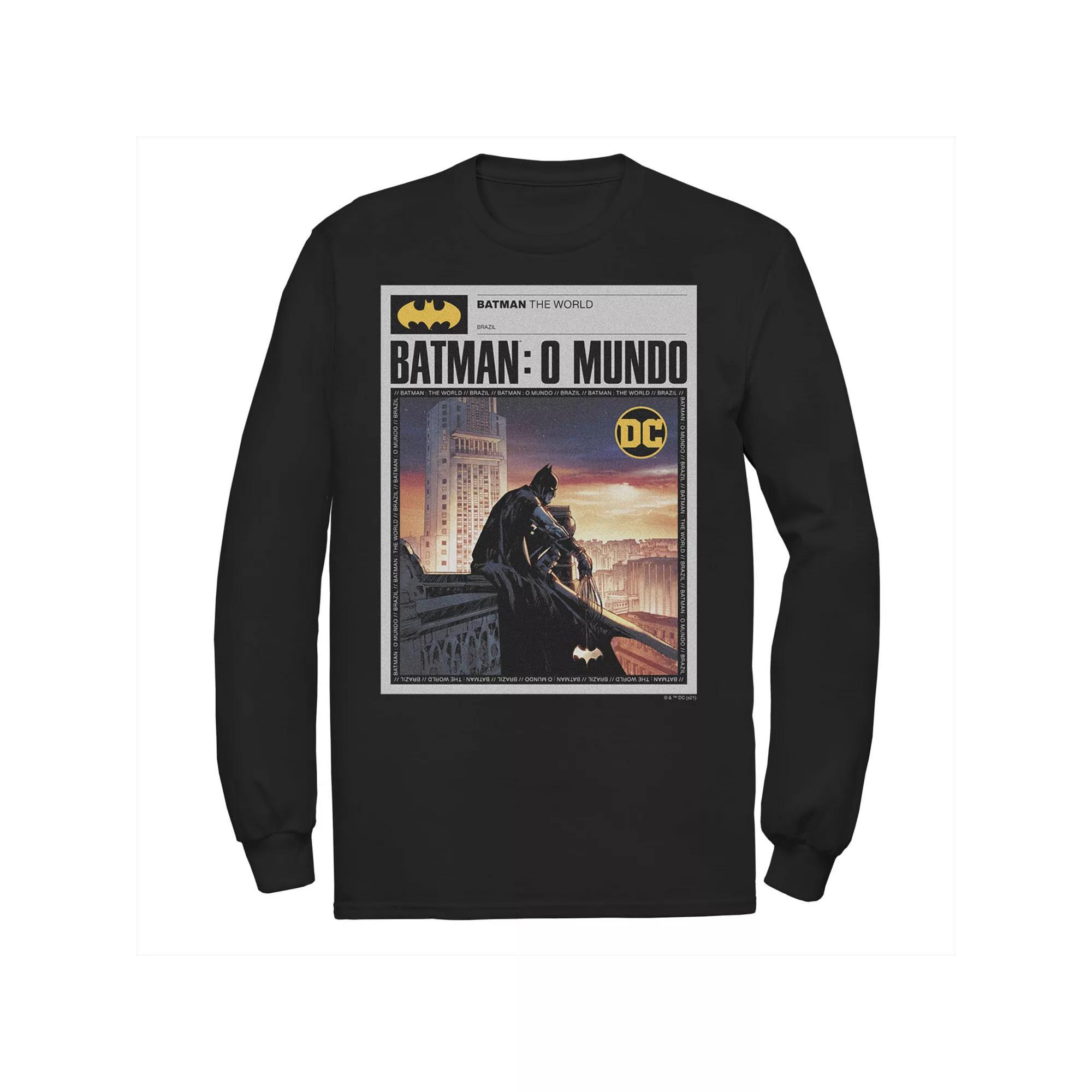 Men's Batman: The World Mexico News Poster Tee, Boy's,  Product Image