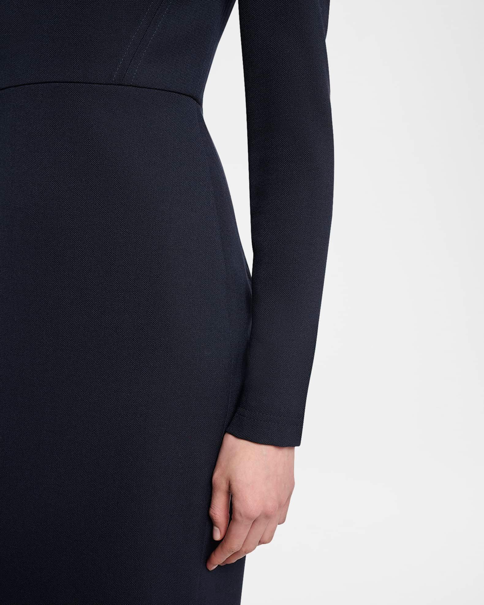 Bodycon Bi-Stretch Crepe Midi Dress Product Image