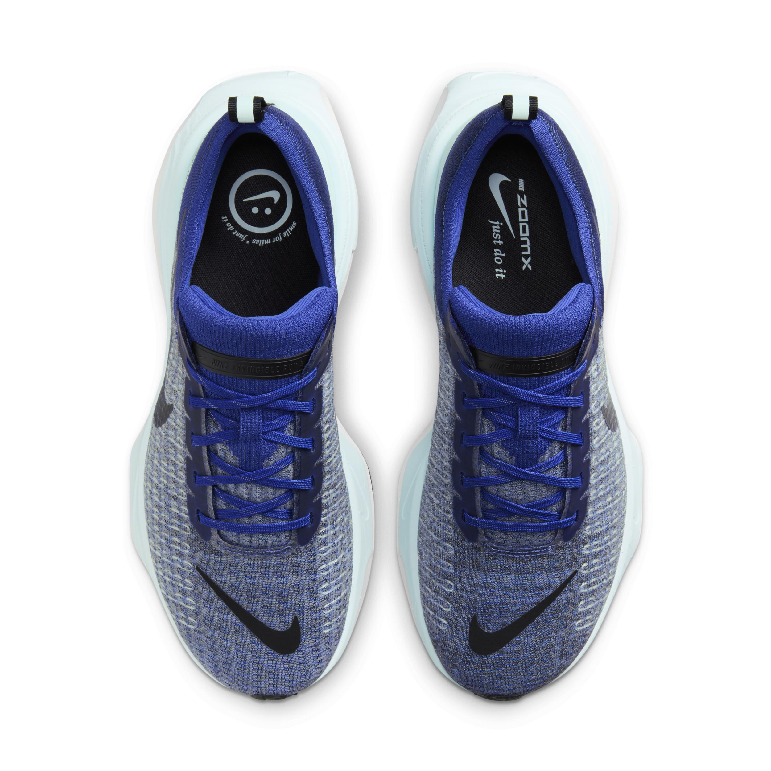 Nike Mens ZoomX Invincible Run Flyknit 3 - Running Shoes Astronomy Blue/Black/Glacier Blue Product Image