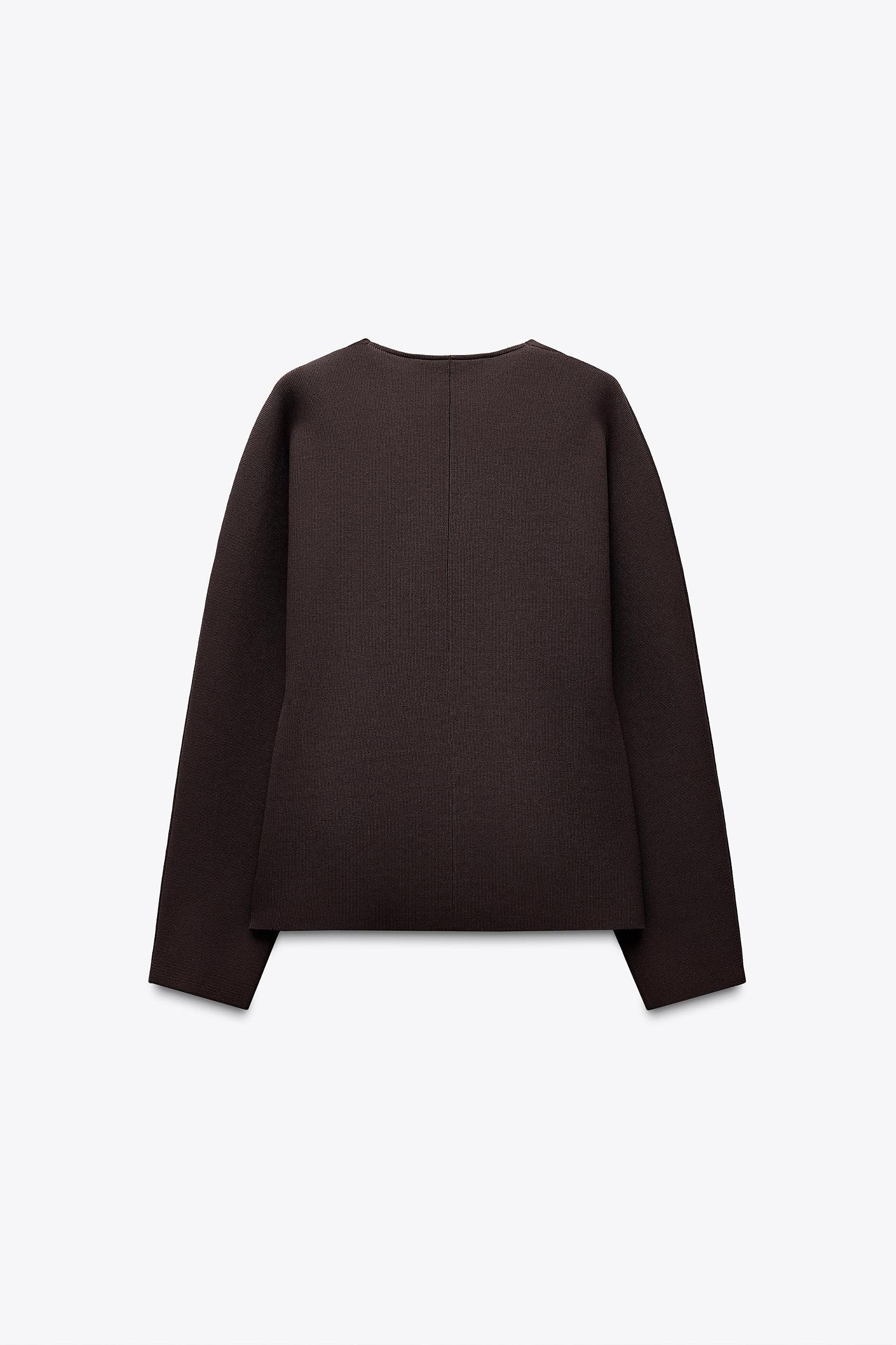 KNIT WRAP TOP Product Image