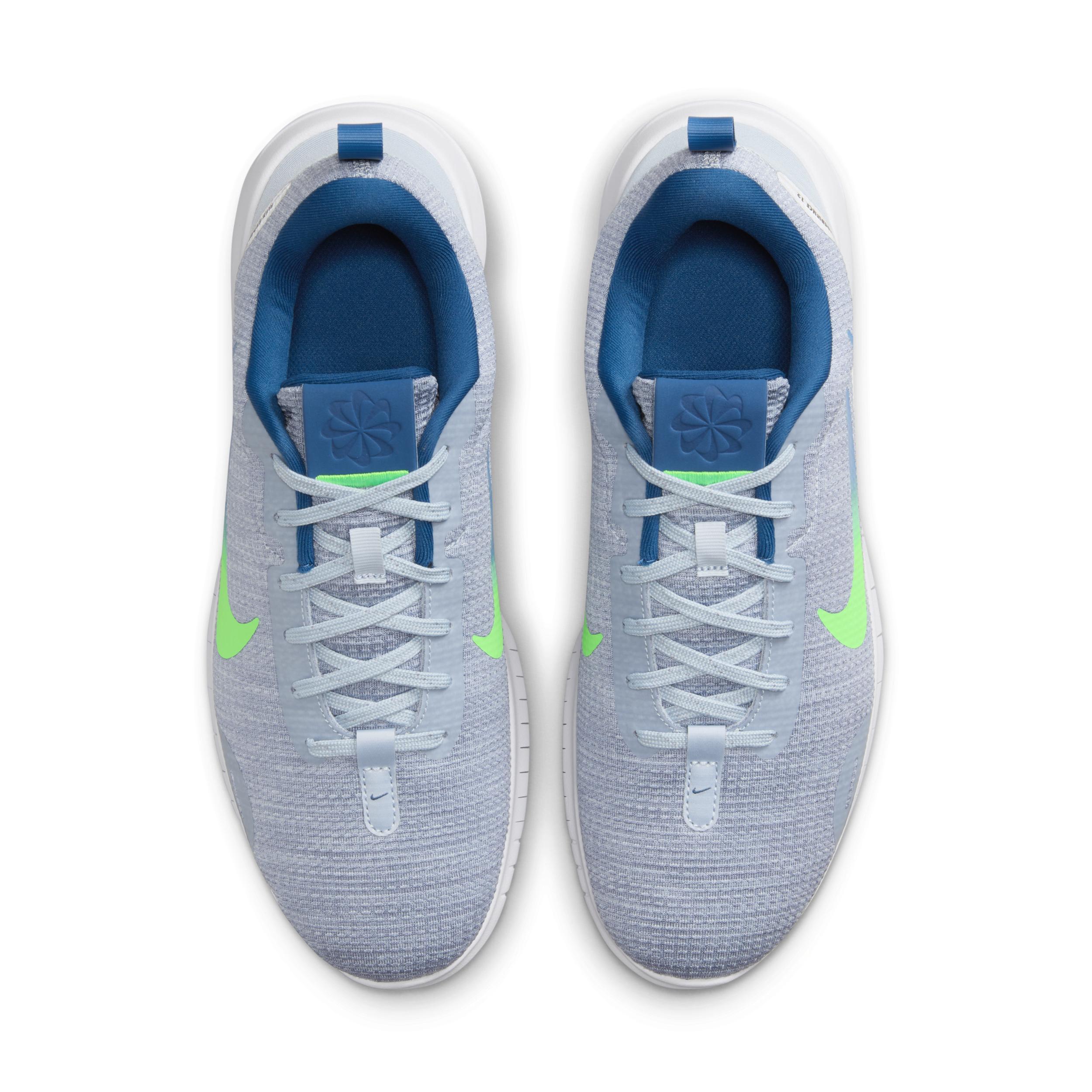 Nike Flex Experience Run 12 Mens Road Running Shoes Blue Blue Grey Product Image