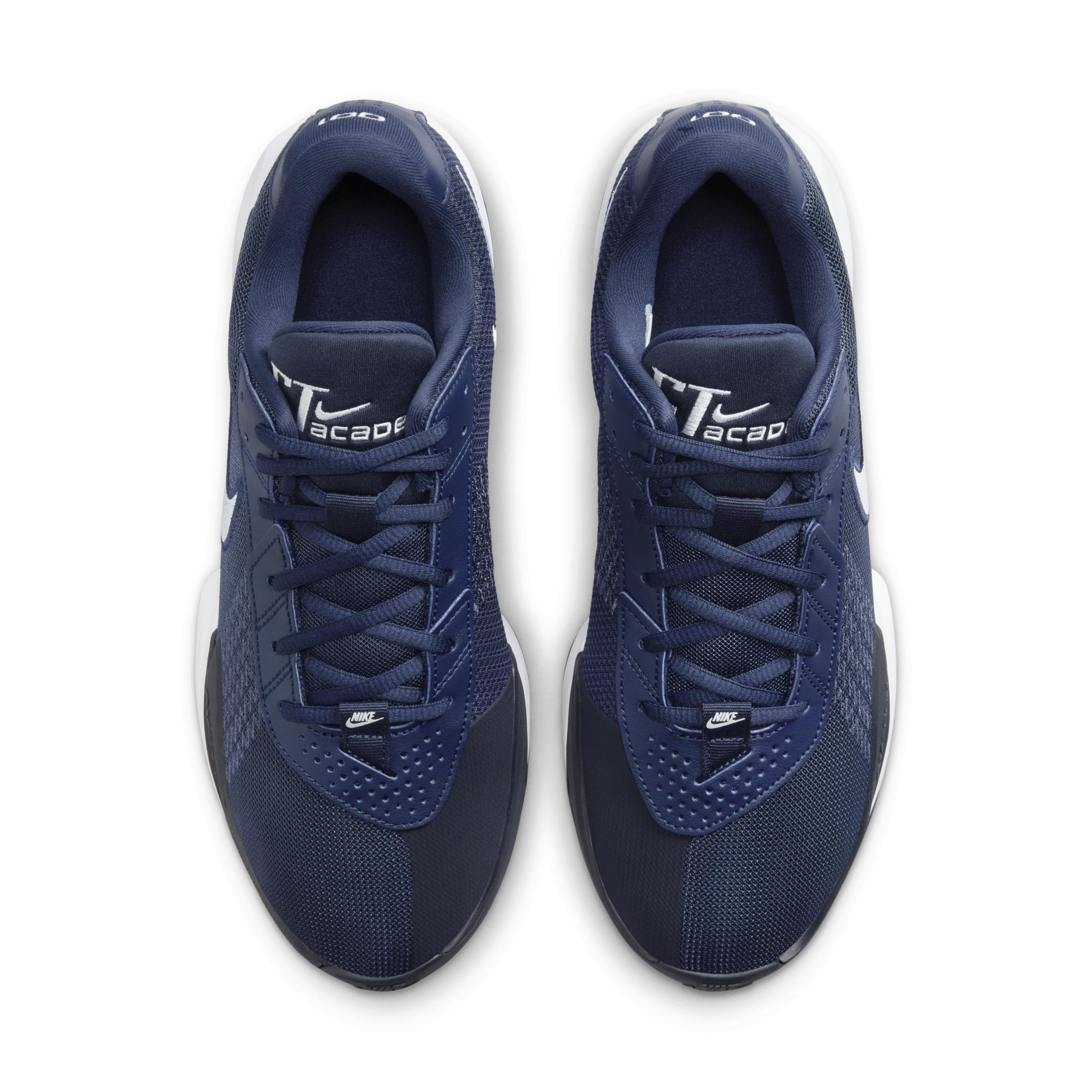 Nike Mens Air Zoom G.T. Cut Academy TB - Basketball Shoes Dark Obsidian/White/College Navy Product Image