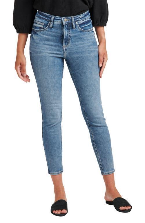 Silver Jeans Co. Womens Infinite Fit One Size Fits Four High Rise Skinny Jeans Product Image