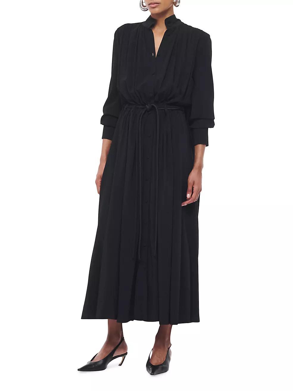 Drawstring Maxi Shirtdress Product Image