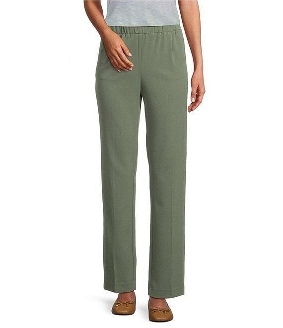 Allison Daley Petite Size 3/4 Sleeve Point Collar Button Front Eyelet Jacket Product Image