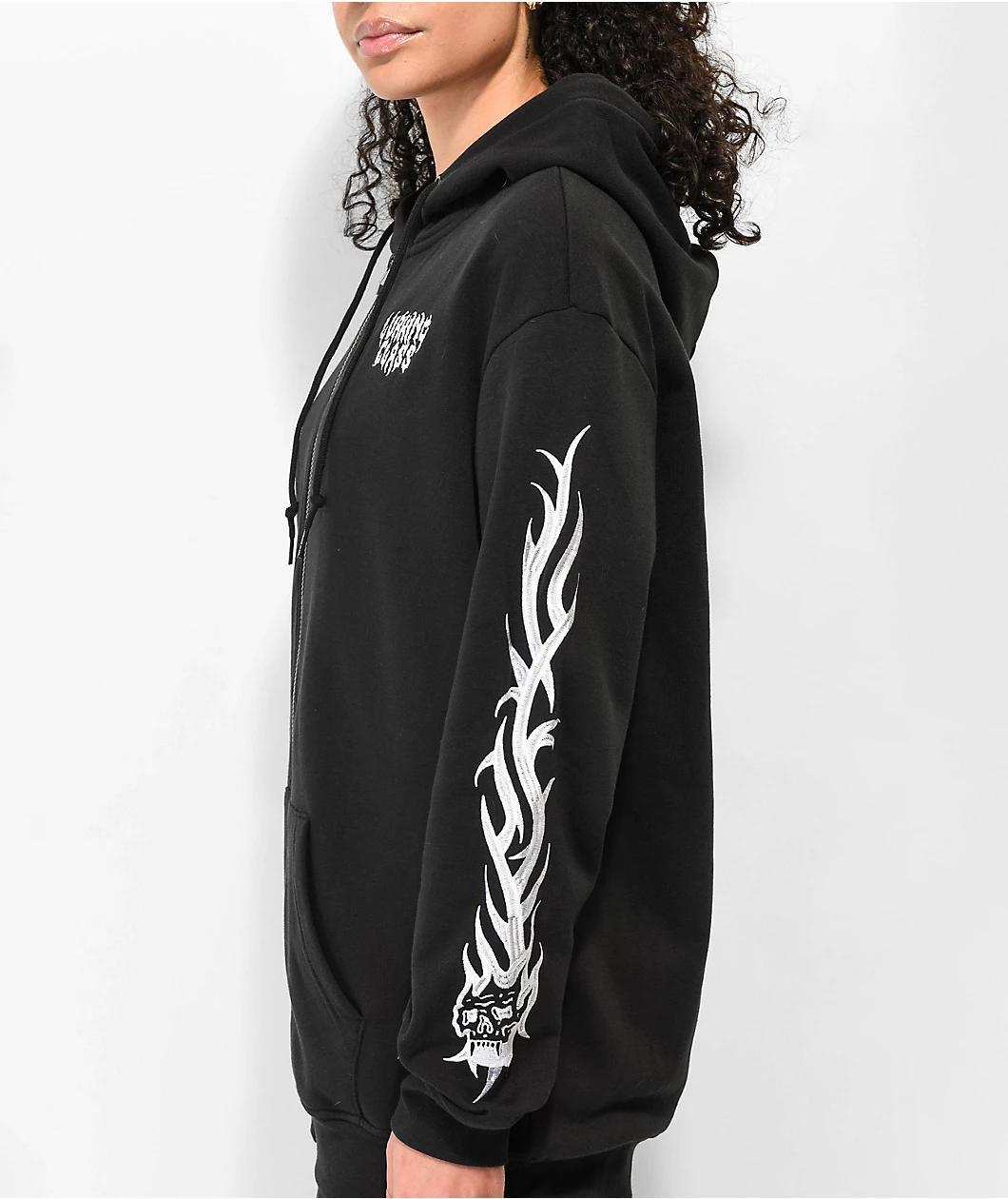 Lurking Class by Sketchy Tank Black Zip Hoodie Product Image