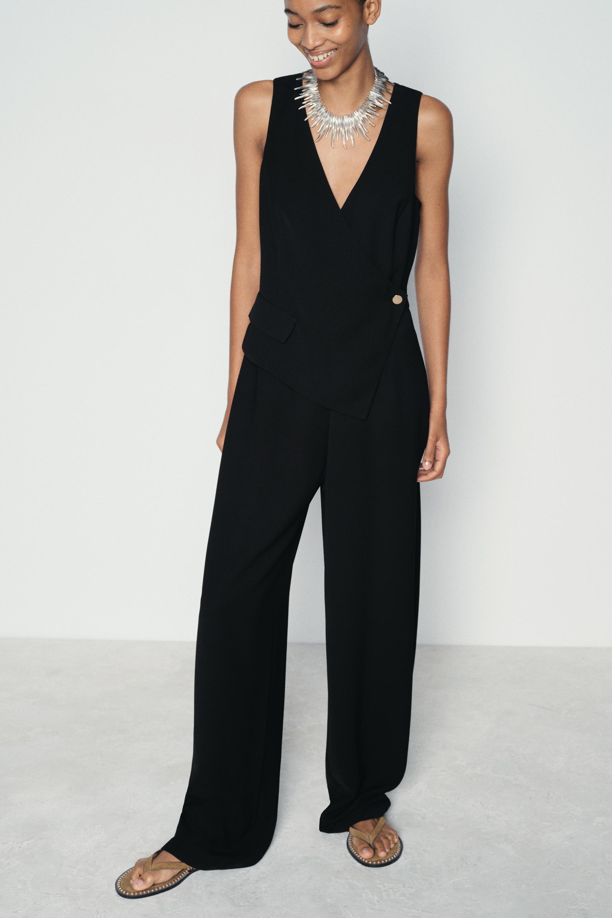 ASYMMETRIC VEST JUMPSUIT Product Image