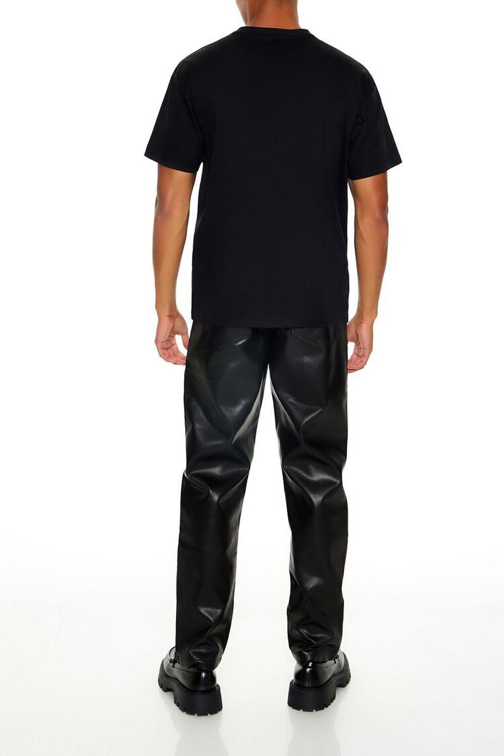 Split Face Faux Leather Pants | Forever 21 Product Image