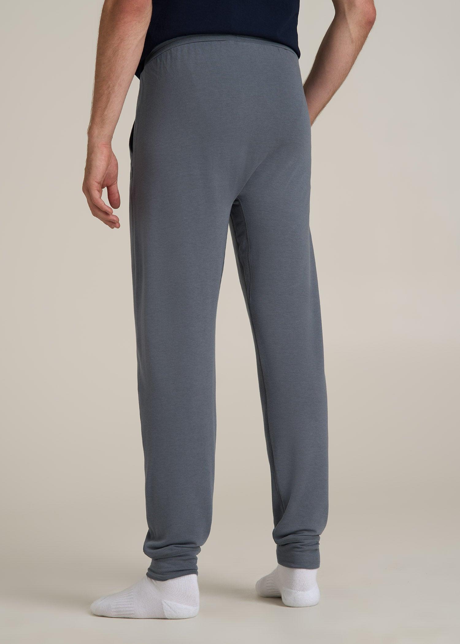 Sleep Joggers for Tall Men in Smoky Blue Product Image