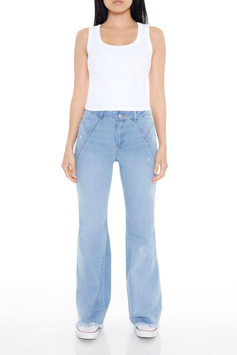 Flare Stretch-Denim Jeans | Forever 21 Product Image