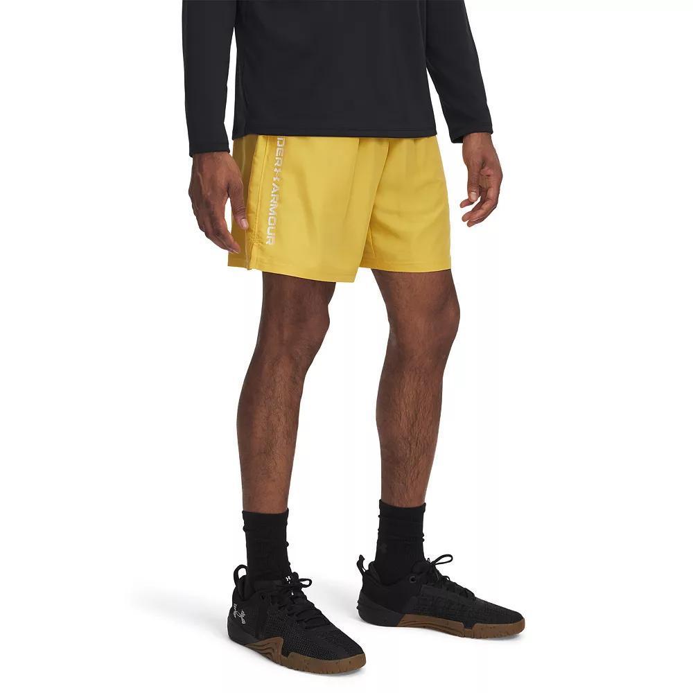 Men's Under Armour 8.25-in. Woven Wordmark Shorts, Size: Medium, Noble Product Image