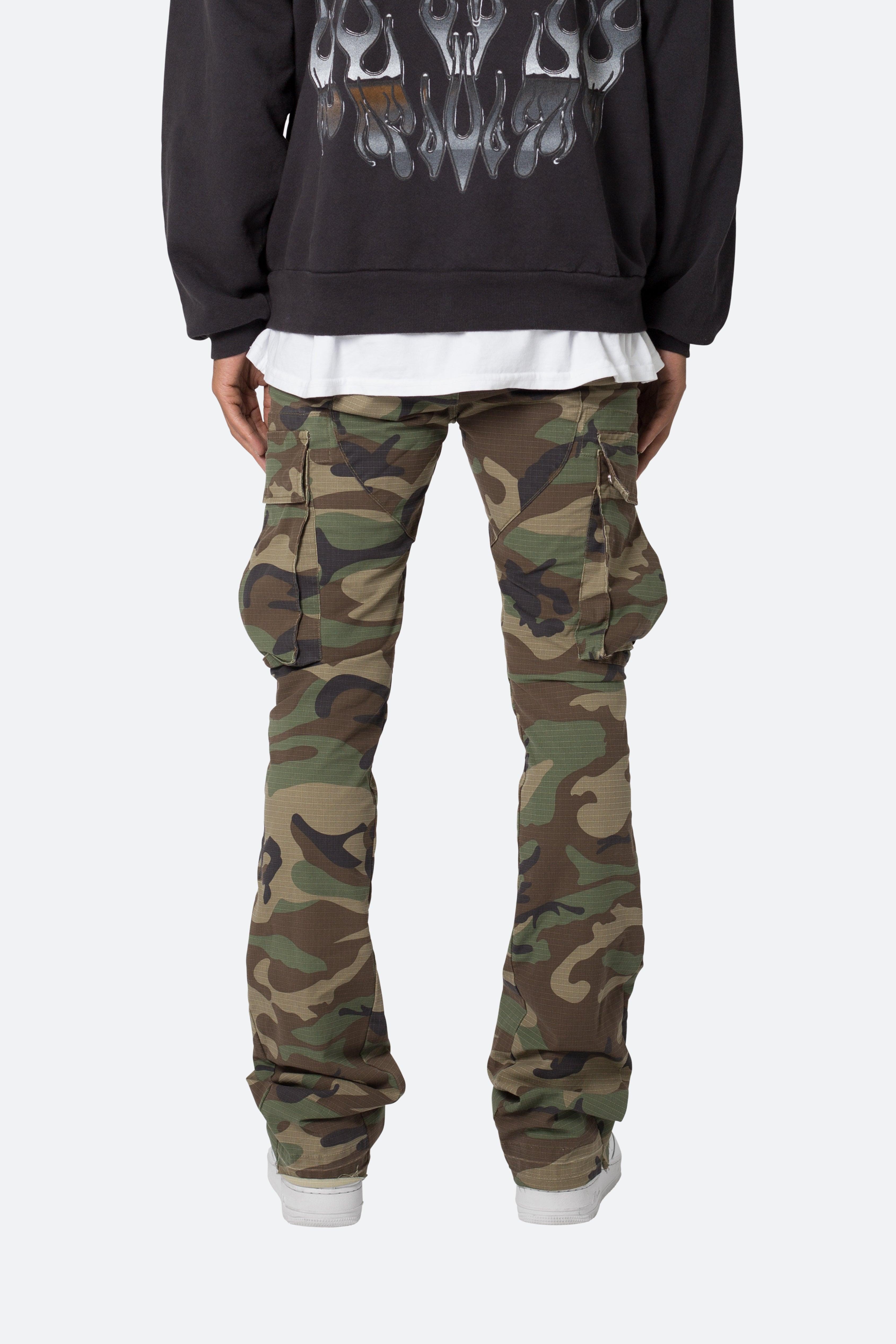 X516 Skinny Stacked Cargo Denim - Camo Product Image