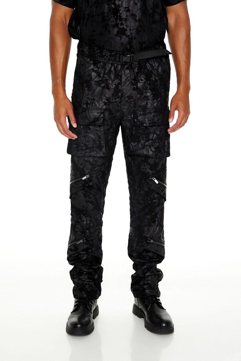 Textured Slim-Fit Mid-Rise Pants | Forever 21 Product Image