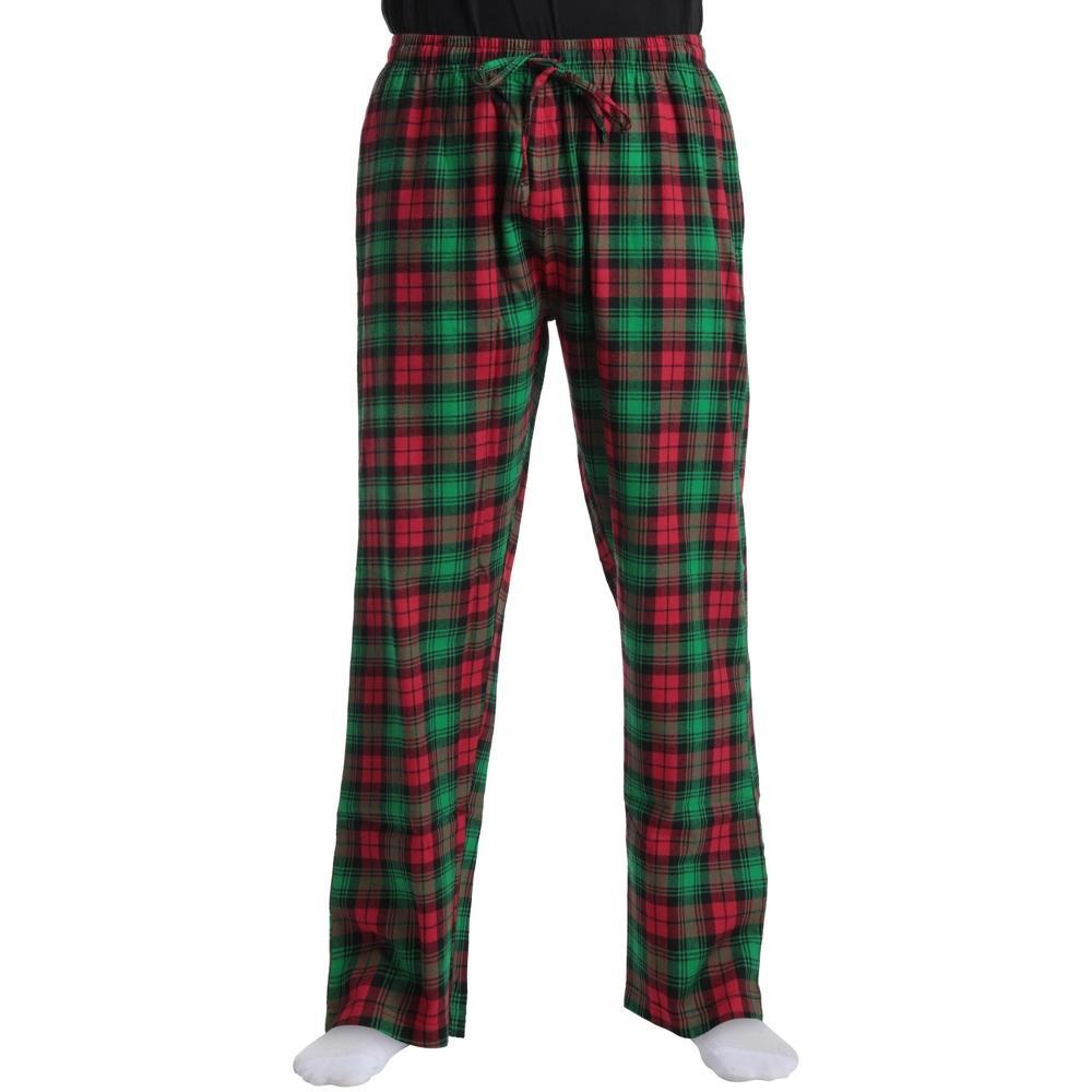 #followme Men's 100% Cotton Flannel Pajamas - Buffalo Plaid Pajama Pants for Men - Lounge & Sleep PJ Bottoms Product Image