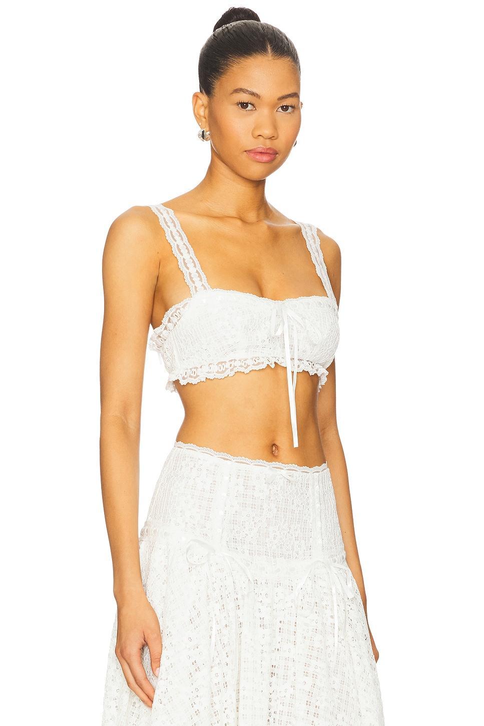 Daisy Lace Crop Top For Love & Lemons Product Image