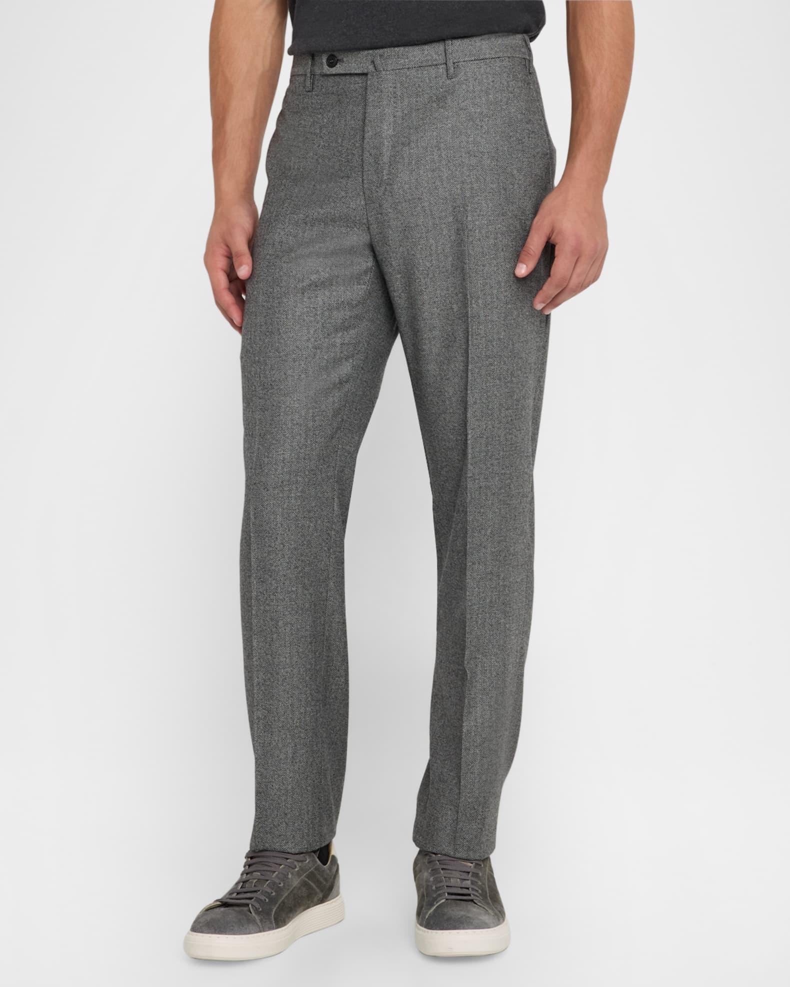 Men's Super 110s Chevron Pants Product Image