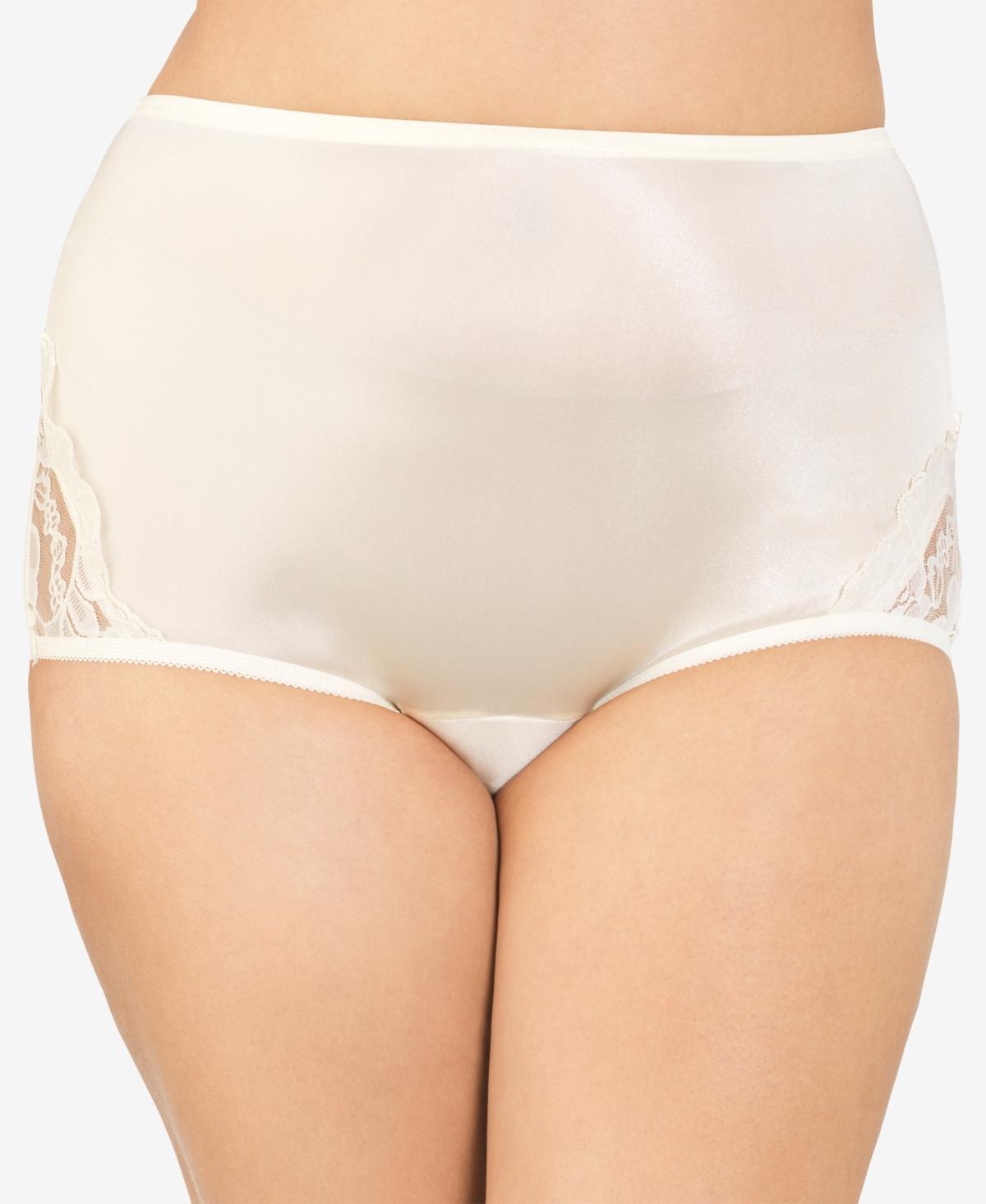 Women's Vanity Fair Lingerie® Perfectly Yours Lace Nouveau Brief Panty 13001, Size: 8, Fawn Product Image