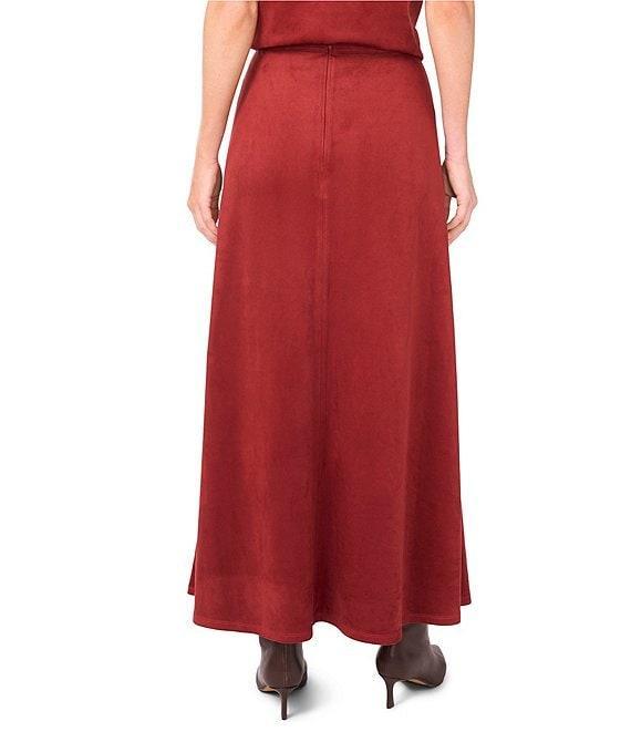 Vince Camuto Faux Suede Maxi A-Line Coordinating Skirt Product Image