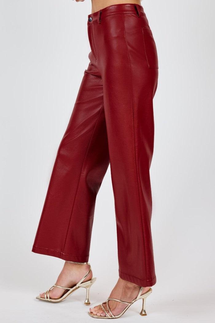 Night Vision Faux Leather Pants Product Image