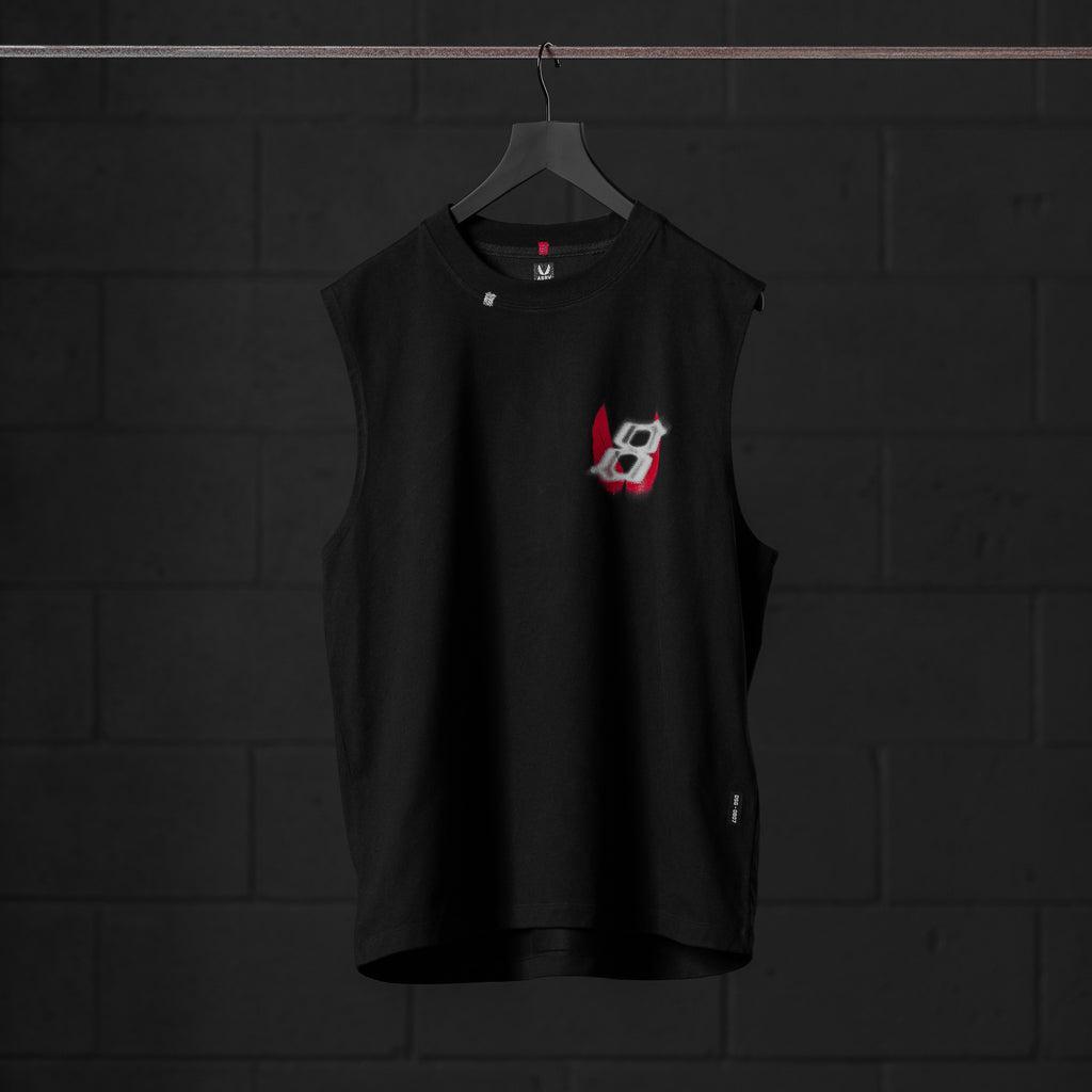 0807. Tech Essential™ Relaxed Cutoff - Black "Infinite Mindset" Product Image