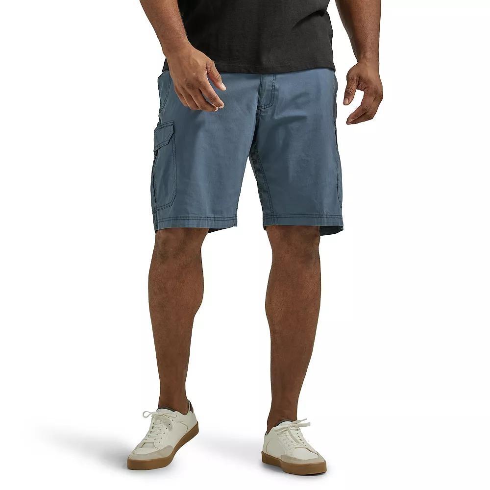 Big & Tall Lee Extreme Motion Crossroad Relaxed-Fit Cargo Shorts, Men's, Size: 52, Grey Product Image