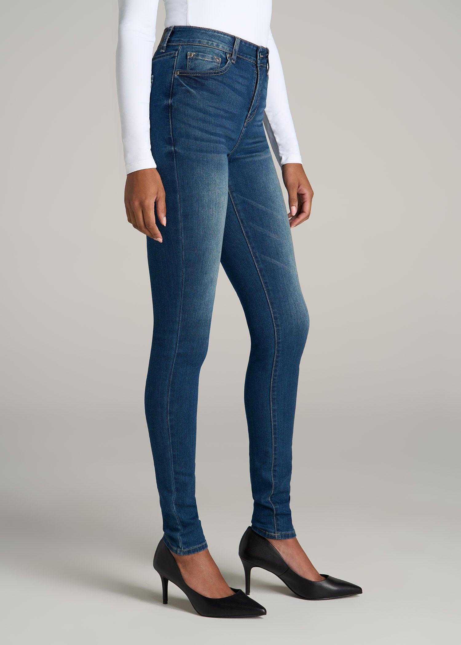 Georgia High-Rise Skinny Jeans for Tall Women in Classic Blue Female Product Image
