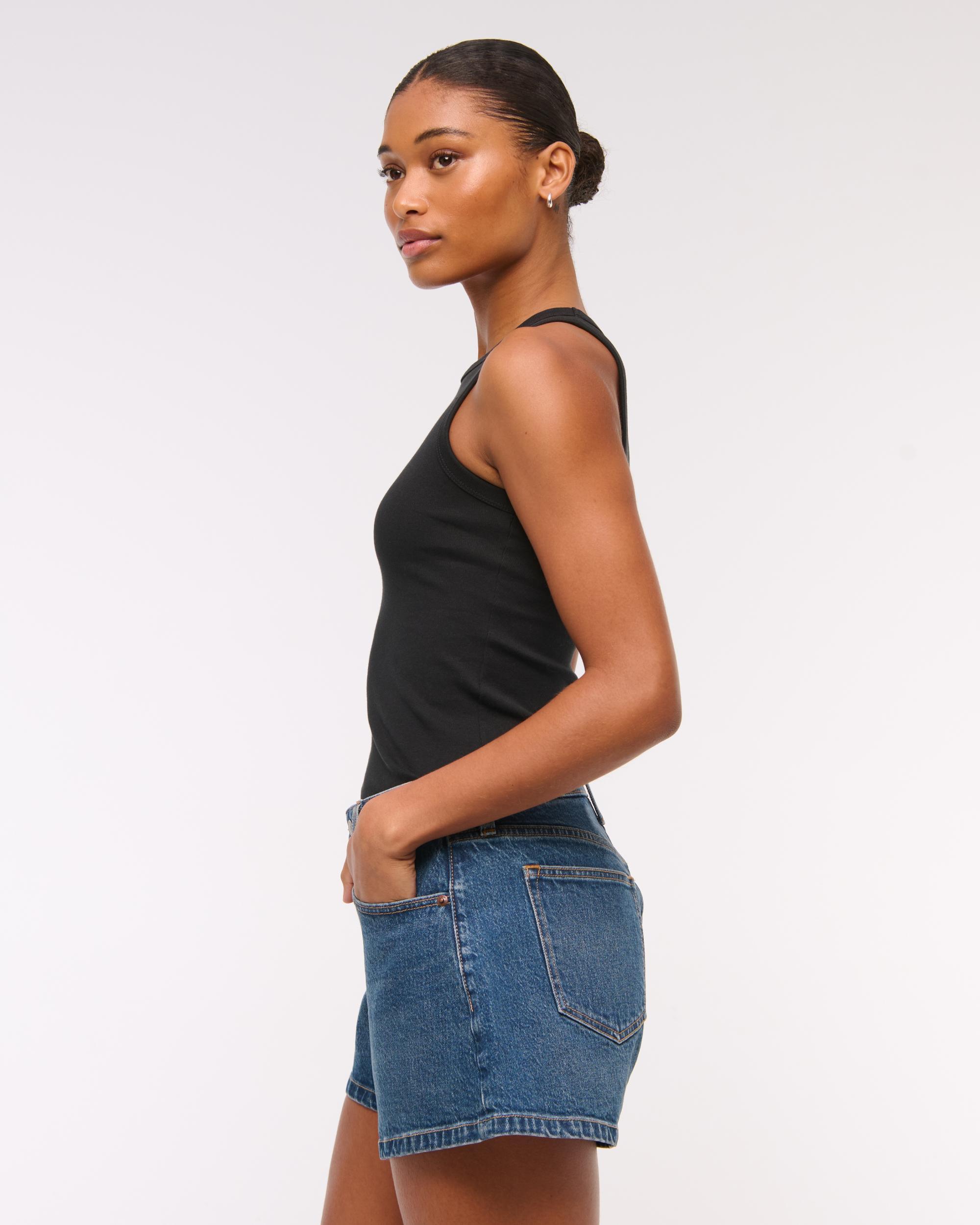 Curve Love Mid Rise A-Line Short Product Image