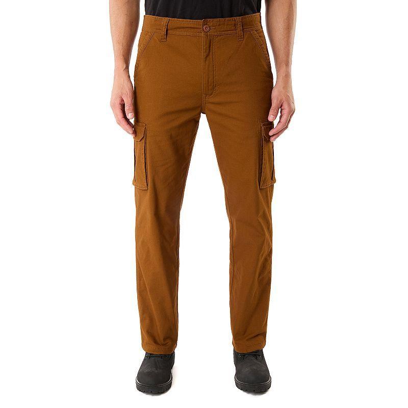 Mens Smiths Workwear Relaxed-Fit Print Fleece-Lined Cargo Canvas Pants Product Image