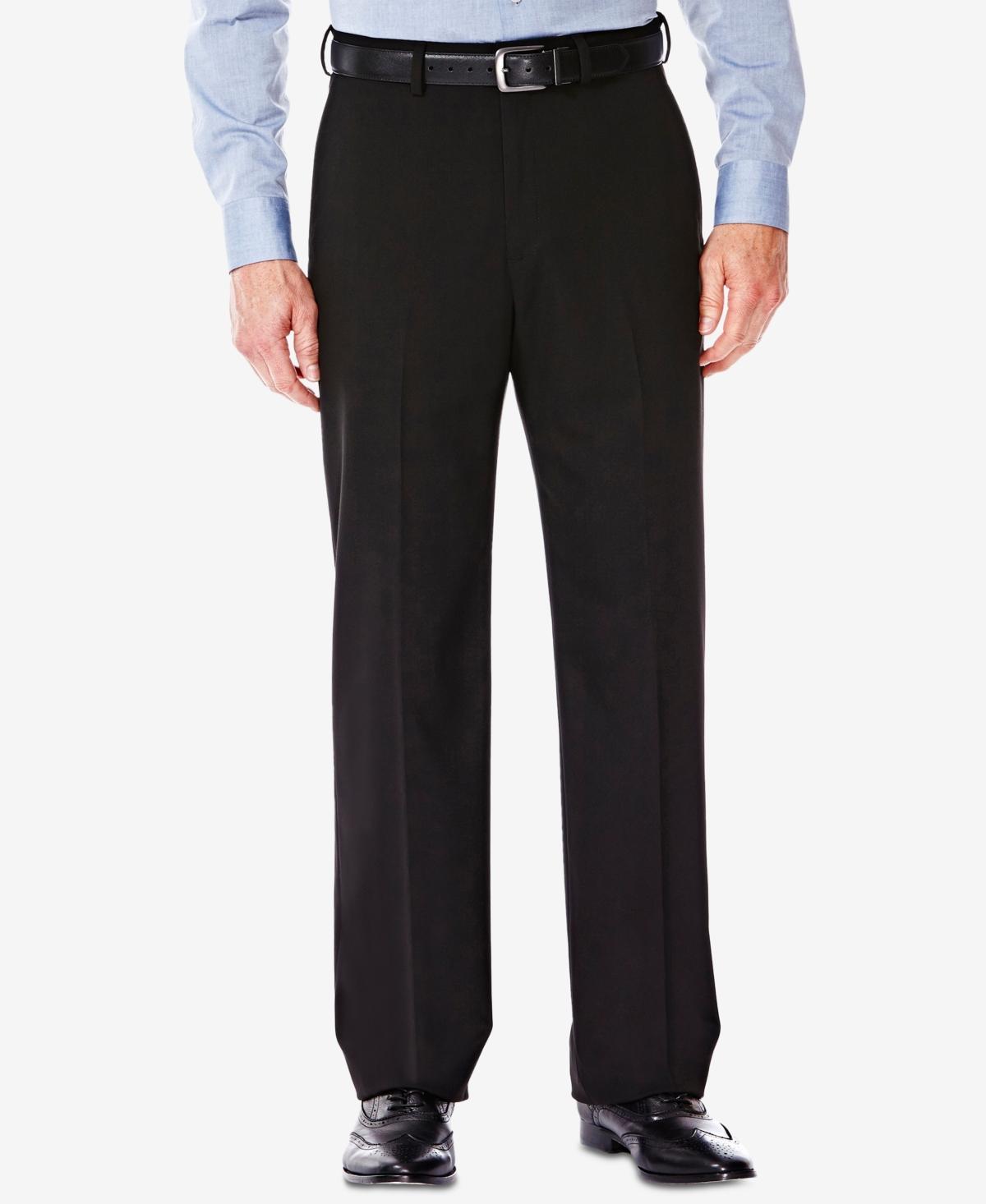 Men's J.M. Haggar® Premium Classic-Fit Flat-Front Stretch Suit Pants, Size: 44X30, Medium Gray Product Image